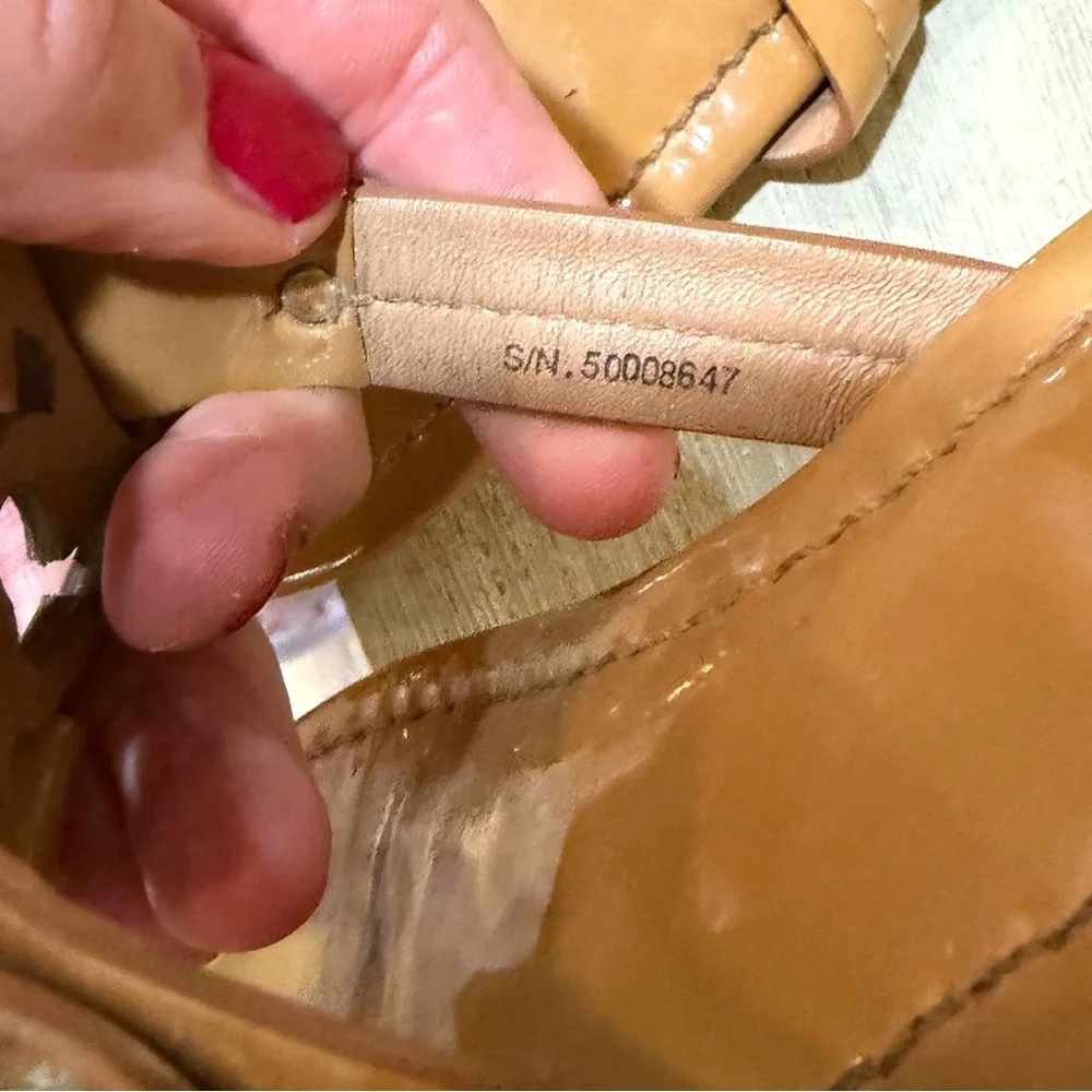 Tory Burch Tan Leather Classic Thong Sandals - Picture 9 of 10